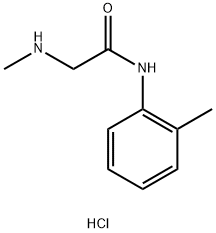 2-(Methylamino)-N-(2-methylphenyl)acetamidehydrochloride 结构式