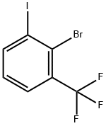 2-BROMO-1-IODO-3-(TRIFLUOROMETHYL)BENZENE 结构式