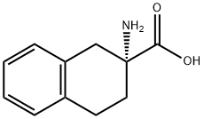 (R)-2-氨基-1,2,3,4-四氢萘-2-羧酸 结构式
