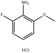 2-氟-6-甲氧基苯胺盐酸盐 结构式