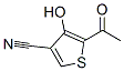 3-Thiophenecarbonitrile, 5-acetyl-4-hydroxy- (9CI) 结构式