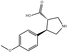 trans-4-(4-Methoxyphenyl)pyrrolidine-3-carboxylic acid hydrochloride