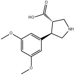 (3S,4R)-4-(3,5-DIMETHOXYPHENYL)PYRROLIDINE-3-CARBOXYLIC ACID