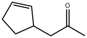 1-(2-环戊烯-1-基)-2-丙酮 结构式