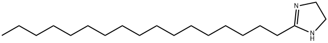 4,5-二氢-2-十七烷基-1H-咪唑 结构式