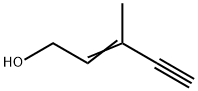 3-甲基-2-戊烯-4-炔醇 结构式