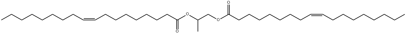 顺-9-十八烯酸-1,2-丙二(醇)酯 结构式