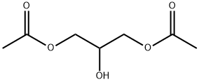 (3-乙酰氧基-2-羟基丙基)乙酸酯 结构式