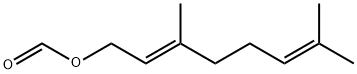 甲酸香叶酯 结构式