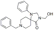 8-benzyl-3-(hydroxymethyl)-1-phenyl-1,3,8-triazaspiro[4,5]decan-4-one 结构式