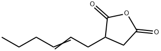 2-己烯-1-基丁二酸酐(异构体的混合物) 结构式