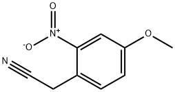 2-(4-甲氧基-2-硝基苯基)乙腈 结构式