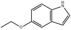 5-乙氧基吲哚 结构式