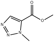 1-甲基-1,2,3-三氮唑-5-甲酸甲酯 结构式