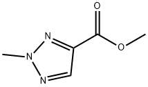 2-甲基-1,2,3-三氮唑-4-甲酸甲酯 结构式