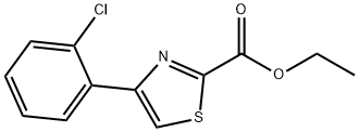 4-(2-氯苯基)噻唑-2-羧酸乙酯 结构式