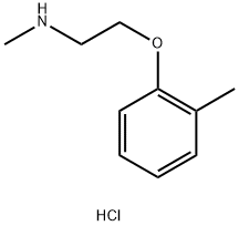 N-甲基-2-(邻甲苯基氧基)乙-1-胺盐酸盐 结构式