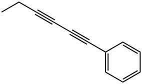 1-Phenyl-1,3-hexadiyne 结构式