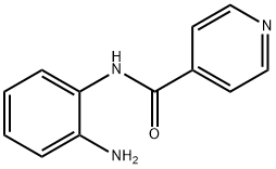 N-(2-氨基苯基)吡啶-4-甲酰胺 结构式