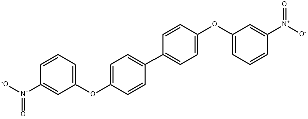 4,4'-Bis(3-nitrophenoxy)biphenyl 结构式