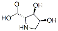 D-Proline, 3,4-dihydroxy-, (2alpha,3beta,4beta)- (9CI) 结构式