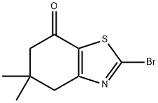 2-BroMo-5,5-diMethyl-5,6-dihydrobenzo[d]thiazol-7(4H)-one 结构式