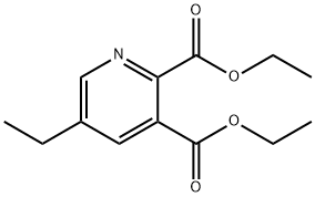 5-乙基吡啶-2,3-二羧酸二乙酯 结构式