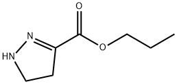 1H-Pyrazole-3-carboxylicacid,4,5-dihydro-,propylester(9CI) 结构式