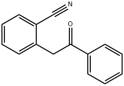 2-(2-氰基苯基)苯乙酮 结构式