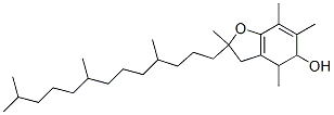 2,4,6,7-tetramethyl-2-(4',8',12'-trimethyltridecyl)-5-hydroxy-3,4-dihydrobenzofuran 结构式