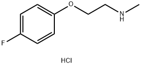 2-(4-氟苯氧基)-N-甲基乙-1-胺盐酸盐 结构式