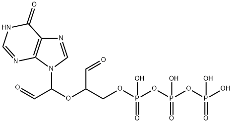 INOSINE 5'-TRIPHOSPHATE, PERIODATE OXIDIZED SODIUM SALT 结构式