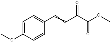 4-(4-甲氧基苯基)-2-氧代丁-3-烯酸甲酯 结构式