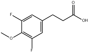 3-(3,5-DIFLUORO-4-METHOXYPHENYL)PROPIONIC ACID 结构式