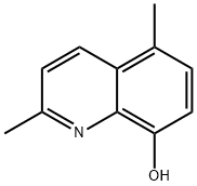 2,5-二甲基-8-羟基喹啉 结构式