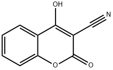 4-HYDROXY-2-OXO-2H-CHROMENE-3-CARBONITRILE 结构式