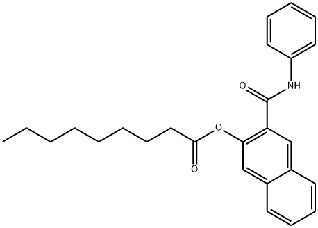 色酚AS壬酸酯 结构式