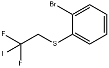 (2-BROMOPHENYL)(2,2,2-TRIFLUOROETHYL)SULFANE 结构式