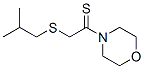 Morpholine,  4-[2-[(2-methylpropyl)thio]-1-thioxoethyl]-  (9CI) 结构式