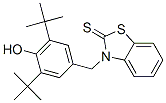 3-(4-Hydroxy-3,5-di-tert-butylbenzyl)benzothiazole-2(3H)-thione 结构式