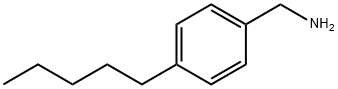 4-戊基苯甲胺 结构式