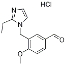 3-[(2-乙基-1-咪唑)甲基]-4-甲氧基苯甲醛盐酸盐 结构式