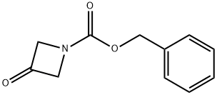 1-苄氧羰基氮杂环丁烷-3-酮 结构式