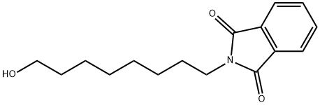 N-(8-羟辛基)邻苯二甲酰亚胺 结构式