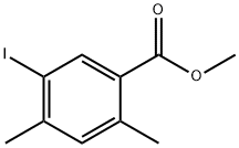 5-碘-2,4-二甲基苯甲酸甲酯 结构式