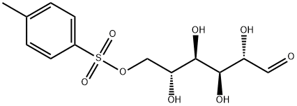 6-O-对甲苯磺酰基-D-甘露糖 结构式