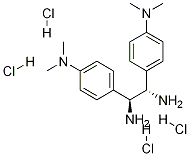 (1S,2S)-1,2-双(4-二甲氨基苯基)乙二胺四盐酸盐 结构式