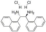 (1S,2S)-1,2-二-1-萘基-乙二胺二盐酸盐 结构式