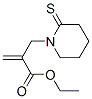 1-Piperidinepropanoic  acid,  -alpha--methylene-2-thioxo-,  ethyl  ester 结构式