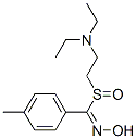 S-(2-(diethylamino)ethyl) alpha-keto-4-methylbenzothiohydroximate 结构式